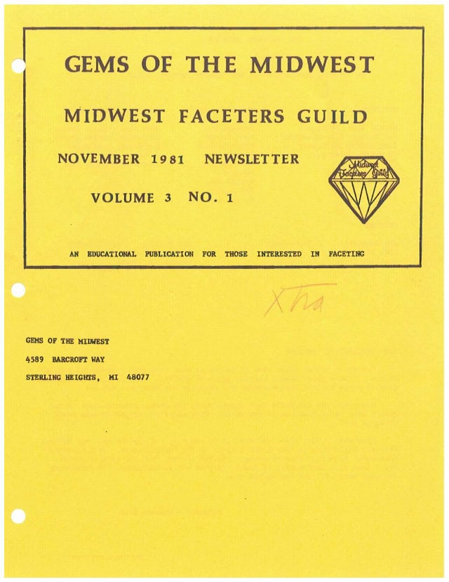 November 1981 cover