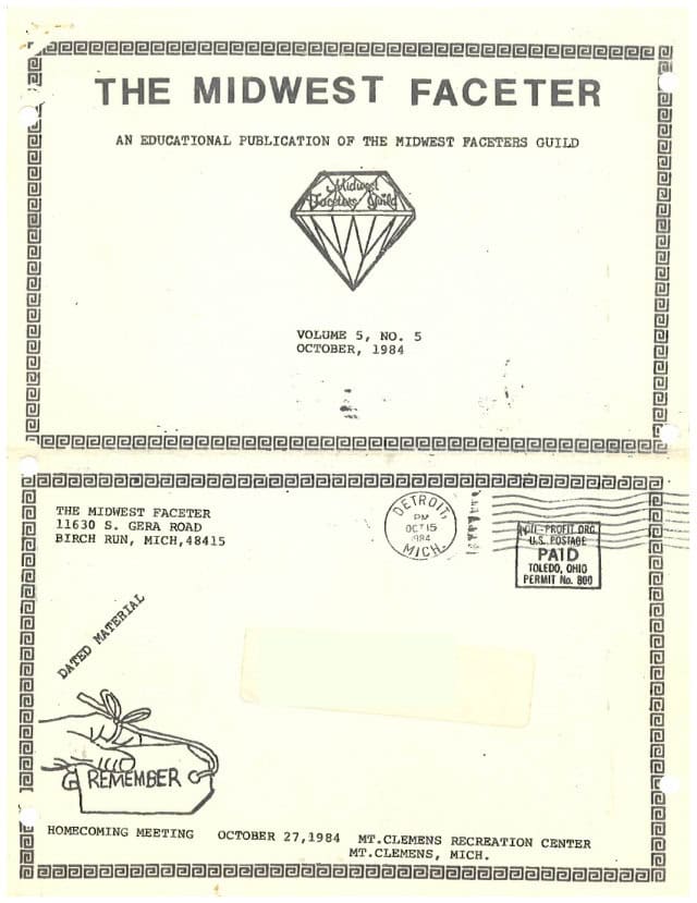 October 1984 cover