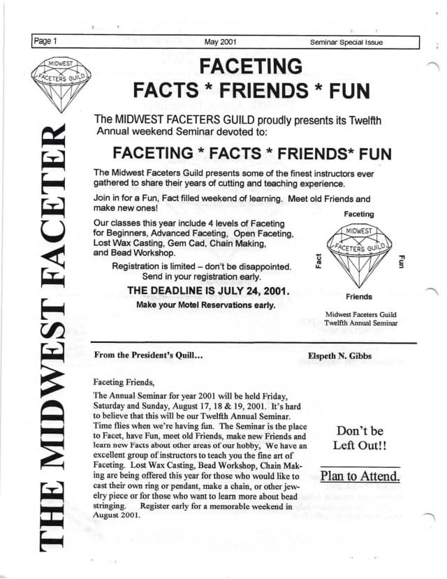 May 2001 cover