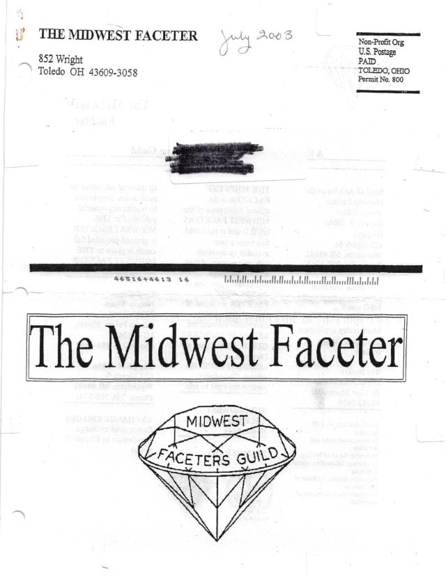 July 2003 cover
