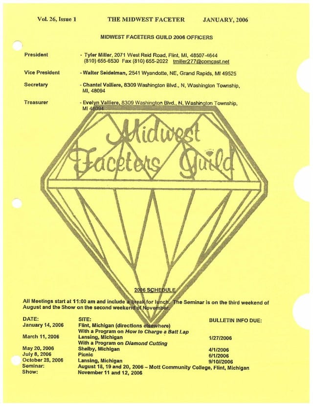 January 2006 cover