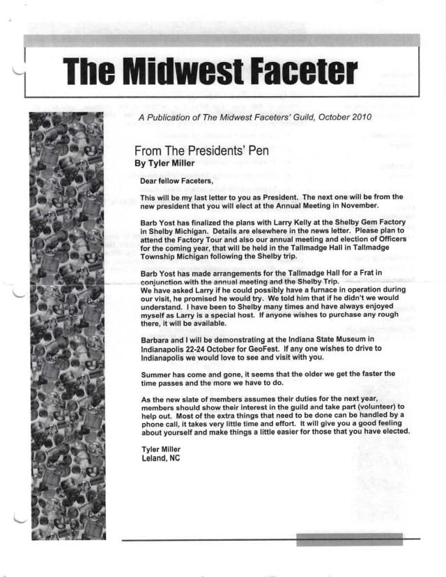 October 2010 cover