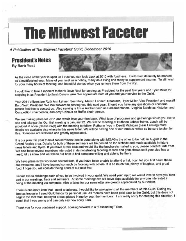 December 2010 cover
